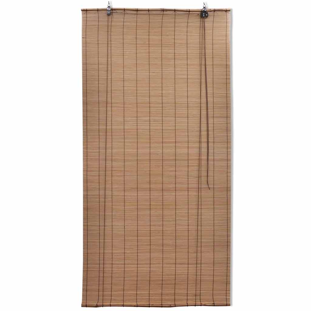 Vidaxl Roller Blind 120x160 cm Bambusbraun