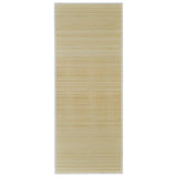 Vidaxl Teppich rechteckig 80x200 cm Bambus natürlich