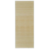 Vidaxl Teppich rechteckig 120x180 cm Bambus Natural
