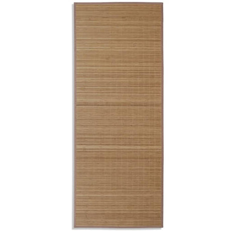 Vidaxl Teppich rechteckig 80x200 cm Bambusbraun