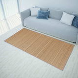 Vidaxl Teppich rechteckig 80x200 cm Bambusbraun