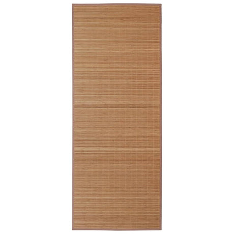 Vidaxl Teppich rechteckig 80x300 cm Bambusbraun