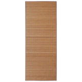 Vidaxl Teppich rechteckig 120 x 180 cm Bambusbraun