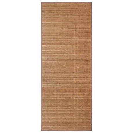 Vidaxl Teppich rechteckig 120 x 180 cm Bambusbraun