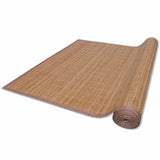 Vidaxl Teppich rechteckig 120 x 180 cm Bambusbraun