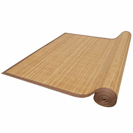 Vidaxl Teppich rechteckig 150x200 cm Bambusbraun