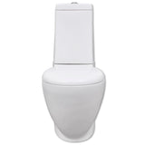 Vidaxl Toiletten Bidet Set Keramik Weiß