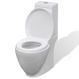 Vidaxl Toiletten Bidet Set Keramik Weiß