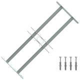 VIDAXL-Fensterschutzschutz mit 2 Cross-Rods 500-650 mm einstellbar