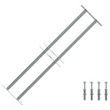VIDAXL-Fensterschutzschutz mit 2 Cross-Rods 700-1050 mm einstellbar