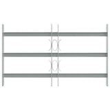 VIDAXL-Fensterschutzschutz mit 3 Cross-Rods 500-650 mm einstellbar