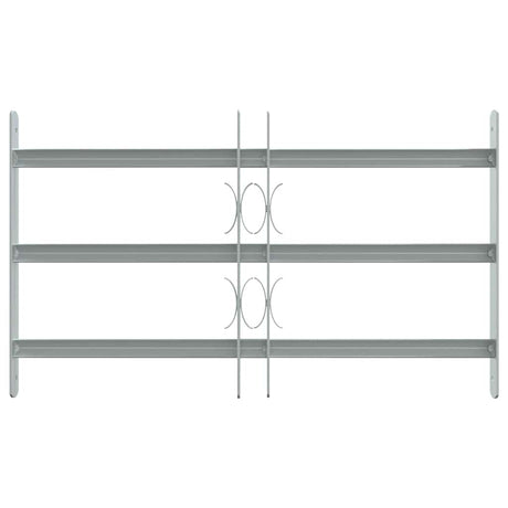 VIDAXL-Fensterschutzschutz mit 3 Cross-Rods 500-650 mm einstellbar