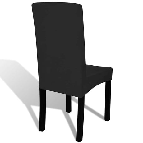 Vidaxl 6 STED bedeckt gerade Schwarz