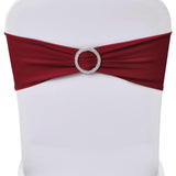 Vidaxl Decorative Stoellint mit einem Diamant 25 Stück (Weinrot)