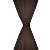VIDAXL -Vorhänge mit Slots 135 x 245 cm braun 2 PCs