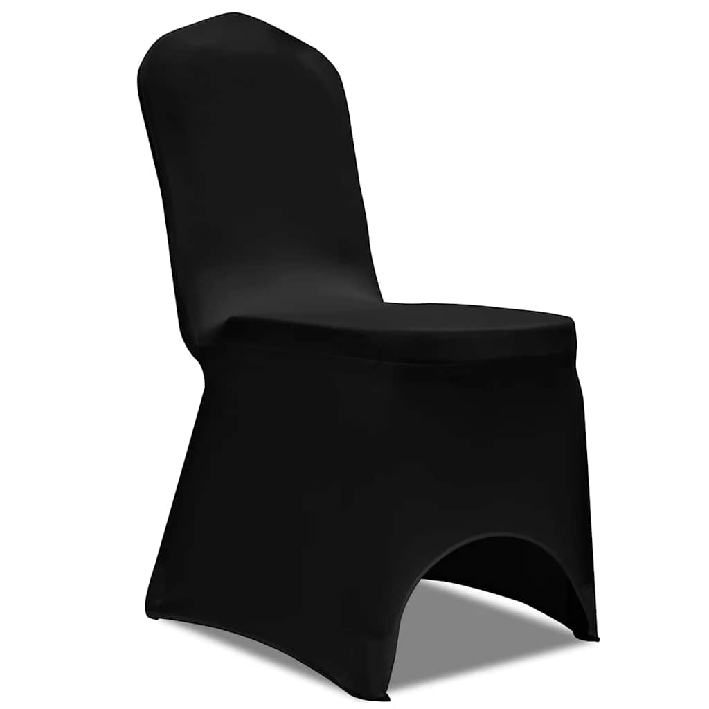 VIDAXL -Abdeckung für Stühle 50 Stück (schwarz)