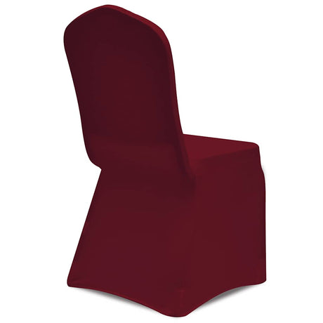 VIDAXL -Abdeckung für Stühle 50 Stück (Weinrot)