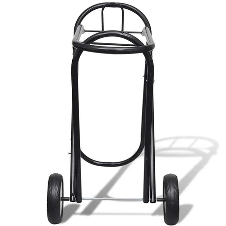 VidaXL Sattelständer mit klappbaren Metallrädern
