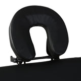Vidaxl Faltbare Massage Tabelle 2 Zonen mit Holzrahmen (schwarz)