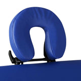 Vidaxl Faltbare Massage Tabelle 3 Zonen mit Holzrahmen (blau)