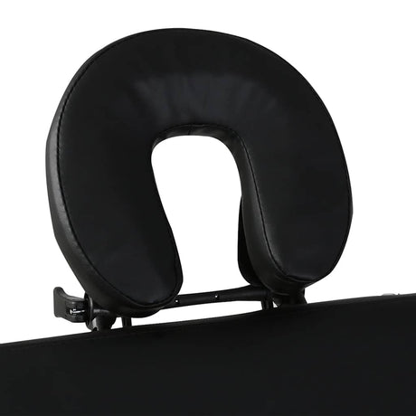 Vidaxx klappbare Massageliege 3 Zonen mit Holzgestell (schwarz)