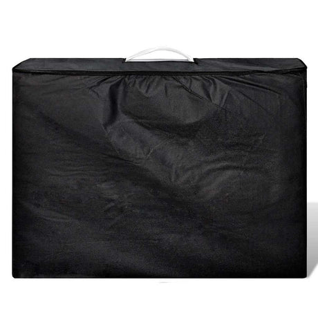 Vidaxl Faltbare Massage Tabelle 3 Zonen mit Holzrahmen (Creme)