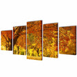 VIDAXL -Leinwand -Wanddruckdruck Set ESDOORN 200 x 100 cm