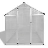 Vidaxl Tuinkas mit Basisrahmen 4,6 m² verstärktes Aluminium
