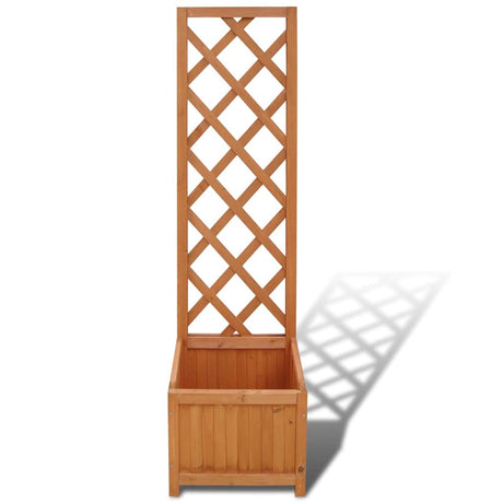 VIDAXL -Pflanzer mit Kletterrahmen 40x30x135 cm