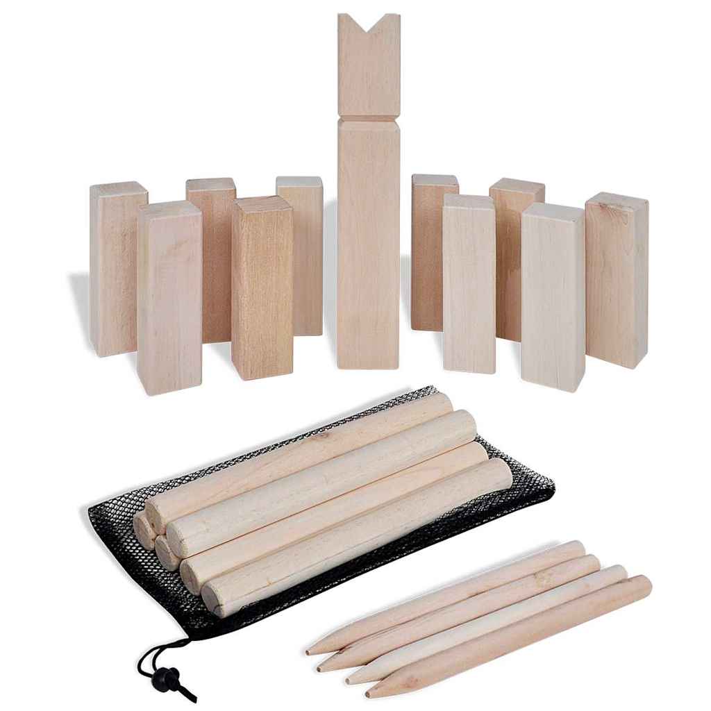 Vidaxl Holzkubb -Spielset