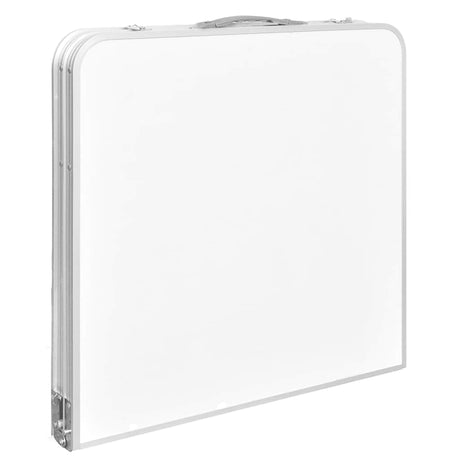 VIDAXL Camping Tabelle zusammenklappbar und einstellbar 120 x 60 cm Aluminium