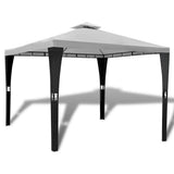 Vidaxl -Laube mit Dach 3x3 M Creme Weiß