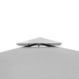 Vidaxl -Laube mit Dach 3x3 M Creme Weiß