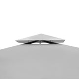 Vidaxl -Laube mit Dach 3x4 m Creme weiß