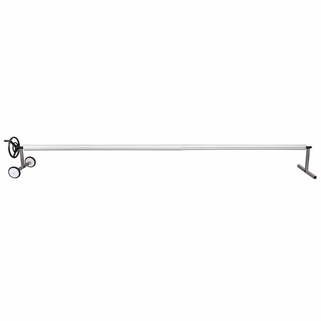 Vidaxl zwembadhoes roller met roestvrijstalen frame