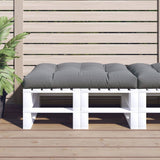 Vidaxl Palettenkissen 120 x 80 x 12 cm Stoff grau