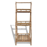 Vidaxl Plant Rack 3-Layer Foldable Bambus