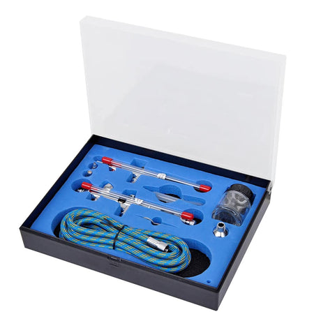 Vidaxl Airbrush -Set mit 2 Pistolen