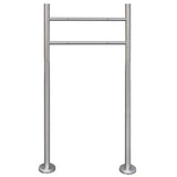 Vidaxl Letterbox Stand Edelstahl