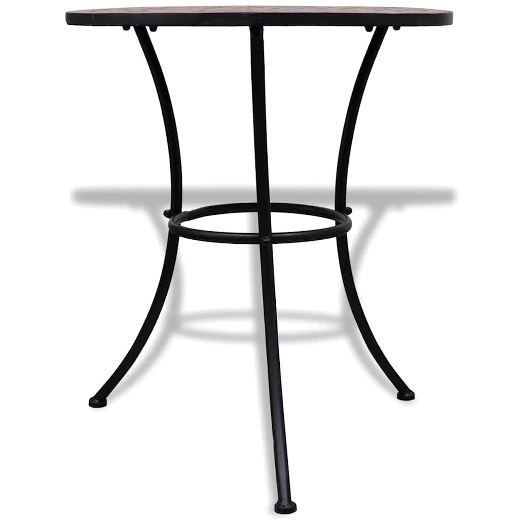 Vidaxl bistrotafel 60 cm mozaïek terracottakleurig