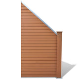 VIDAXL-Zauntafel 105x (105-185) CM HKC-Braun