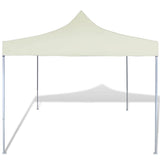 Vidaxl Partytent faltbar 3x3 m Creme
