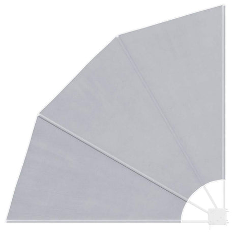 Vidaxl balkonscherm inklapbaar 140x140 cm grijs