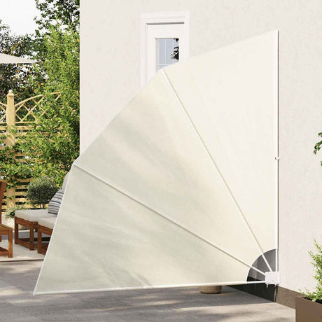 Vidaxl balkonscherm inklapbaar 210x210 cm crème