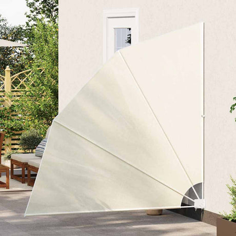 Vidaxl balkonscherm inklapbaar 210x210 cm crème