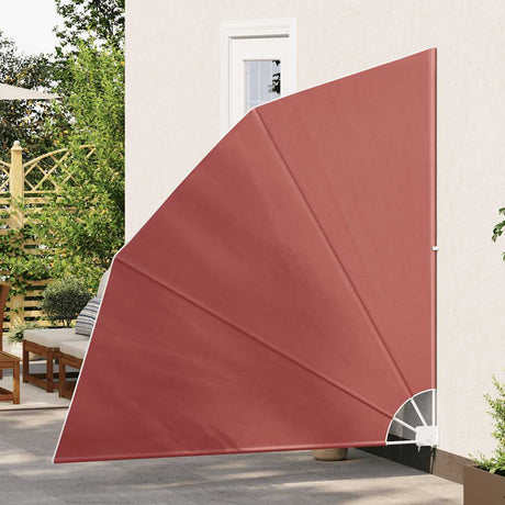 Vidaxl balkonscherm inklapbaar 210x210 cm terracottakleurig