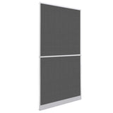 Vidaxl -Bildschirmtür mit Scharnieren 100x215 cm weiß