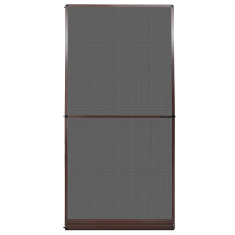 Vidaxl scharnierend insectenscherm bruin en zwart 120 x 240 cm