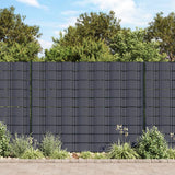 Vidaxl Garden Screen 70x0,19 M PVC Dunkelgrau