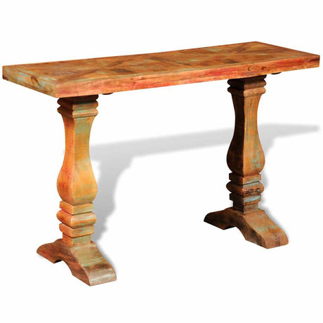 Vidaxl wandtafel massief gerecycled hout